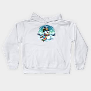 Snowman Kids Hoodie